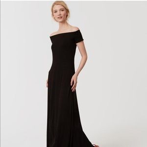 Loft - Off Shoulder Maxi Dress